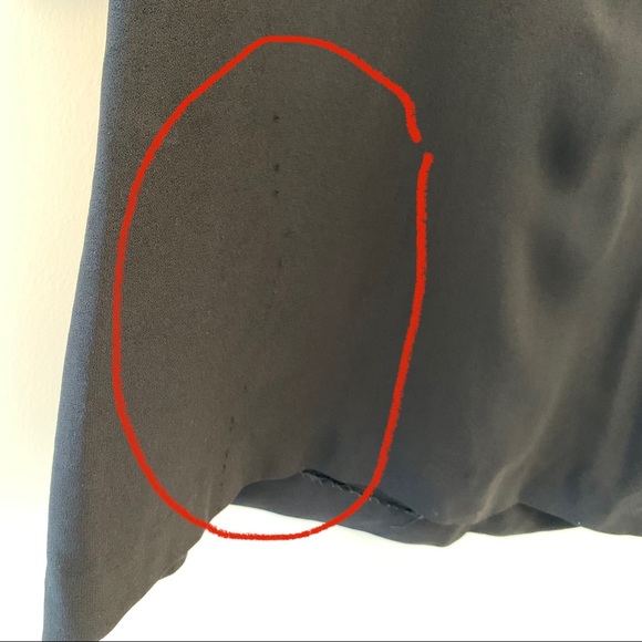 Vintage Mod Ruffle Neck Women’s Black Dress - Picture 7 of 16